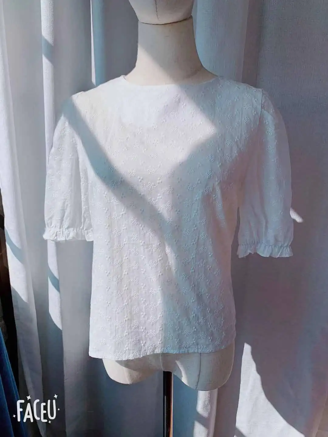 Blusa de manga larga holgada para verano, Camisa lisa Vintage para mujer, de talla grande
