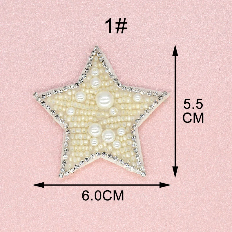Декоративные накладки с бусинами и короной на одежде стразы декоративные