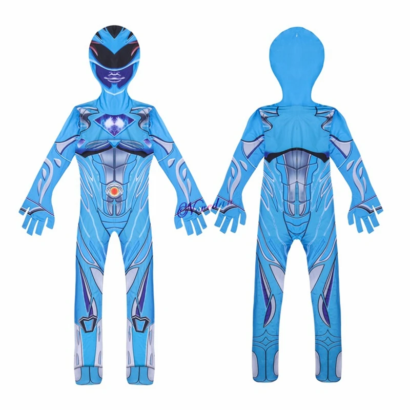 power mecha five beast super action figures rangers battle neuro mystic force cosplay jumpsuits suit halloween costumes for kids free global shipping