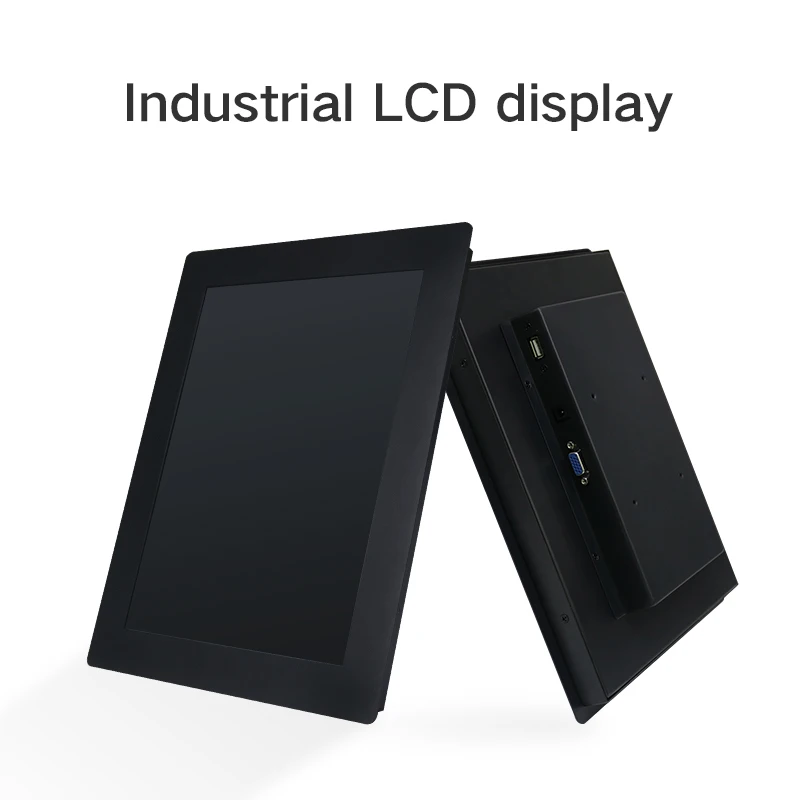 industrial computer lcd monitors 14 15 6 17 3 18 5 дюймов монитор промышленный VGA HDMI ЖК-дисплей не