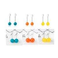 aesthetic anime ball earings fashion womens earrings gorgeous jewelry for girls