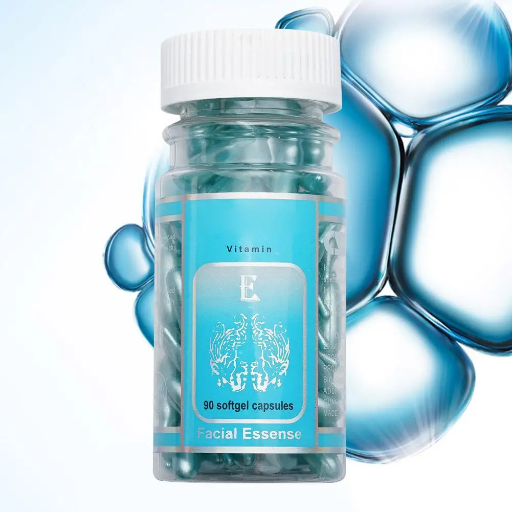 90 шт./бутылка V E алоэ капсулы Сыворотка для удаления прыщей отбеливающий крем VE