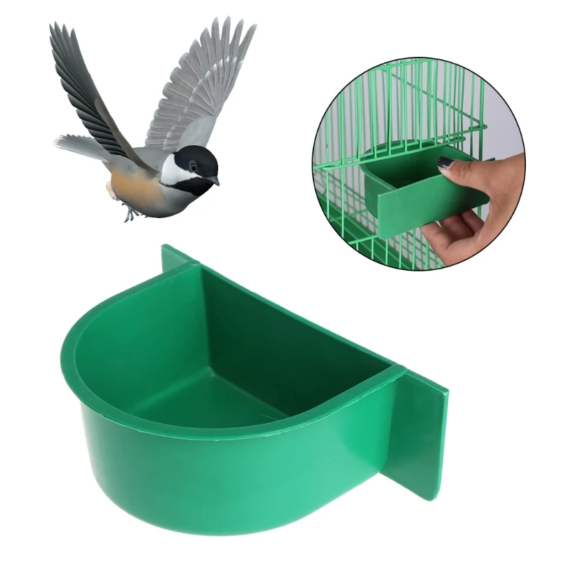 

Кормушка для птиц, 1 шт., пластиковая чаша для кормления попугаев, голубей