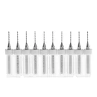 10 шт. 0,9 мм наконечник 18 дюйма спиральная канавка карбид вольфрама микро PCB Сверла