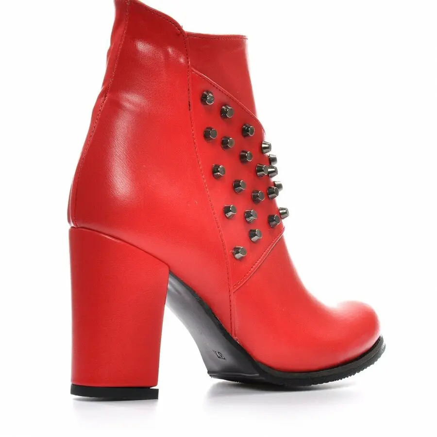 

Women Boots Mink Shoes Women Red Boots Vzn19-049K