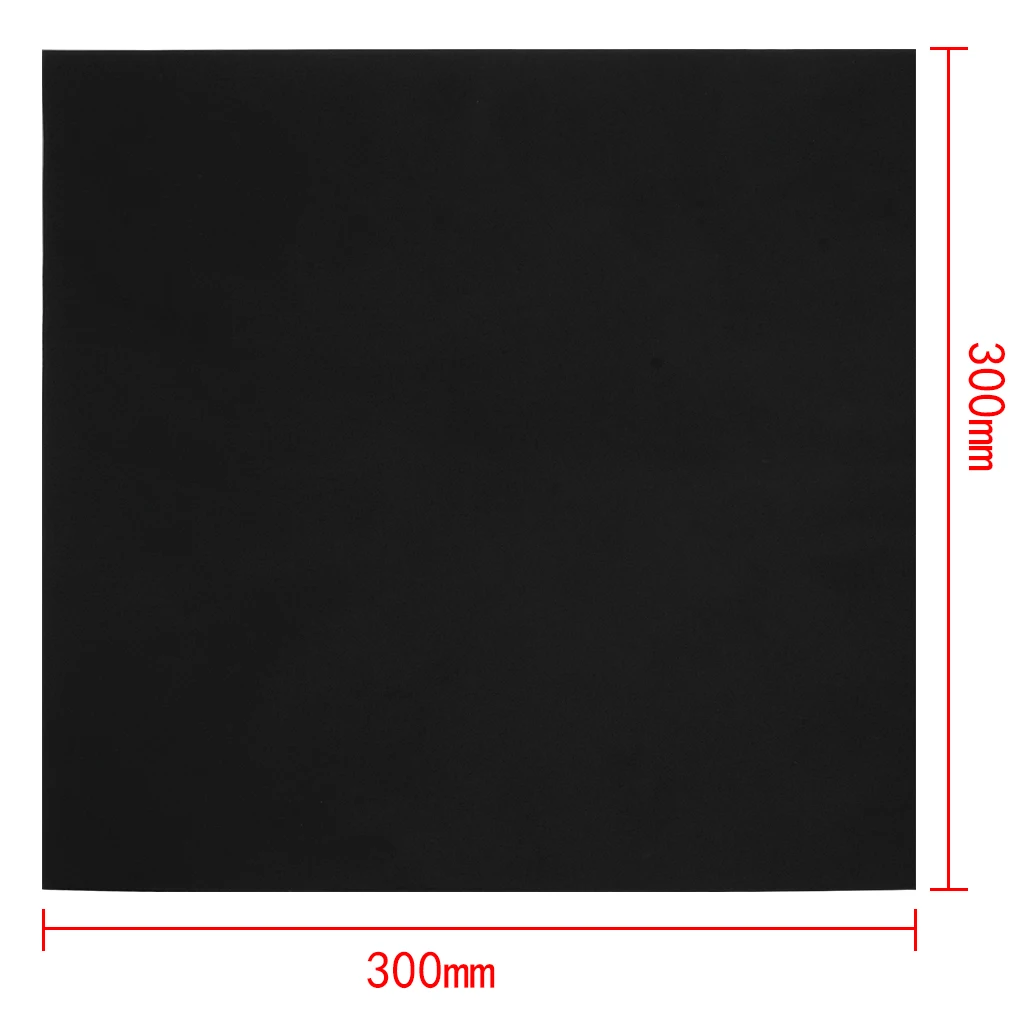 Платформа с подогревом 3D принтера гибкая Магнитная кровать 300X300 мм 2 в 1 клейкой
