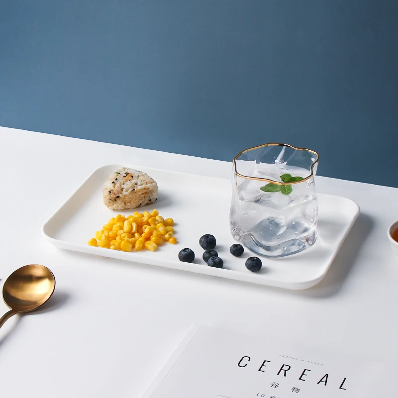 Креативное прямоугольное блюдо в скандинавском стиле поднос для хранения