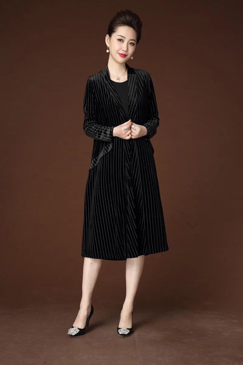 

Autumn Middle Age ladies Plus size Elegant long party Dress set OL work dress Wedding reception banquet dress longos vestidos4XL