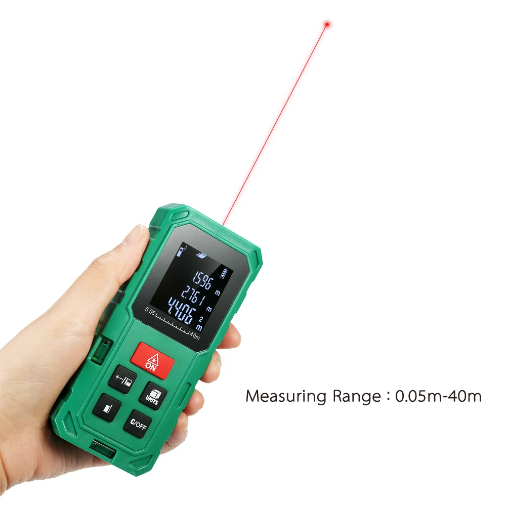 Цифровой лазерный дальномер 100 м с ЖК дисплеем VTN и хранилищем данных 20 групп для