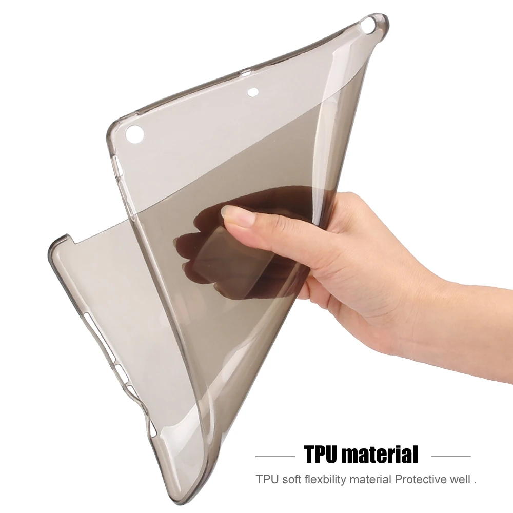 Чехол для iPad Pro 10 5 9 7 2017 2018 Силиконовая задняя крышка из ТПУ mini Air 3 2 2019 прозрачный