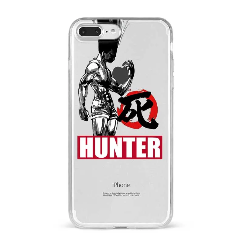 Милый мягкий силиконовый чехол HXH для телефона в стиле аниме Hunter X 3 iPhone 6s 7 8 Plus XR XS