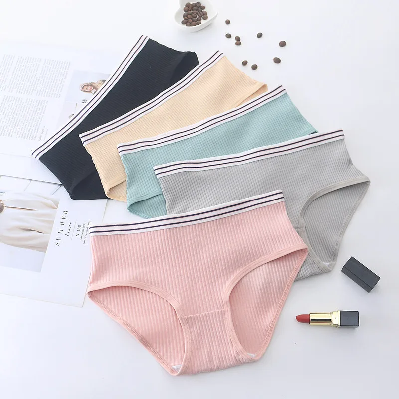 

Panties for woman Sexy Fashion Lingerie Cotton Elasticity High waist Women's underwear Plus size women Seamless underpants