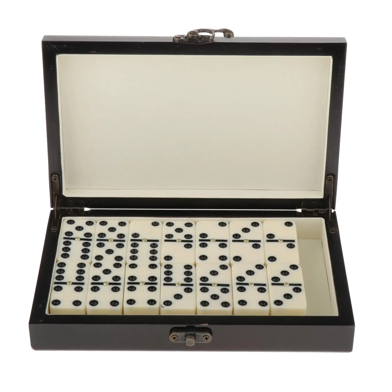 

Premium Domino Set with Wooden Carrying Case, Professional Travel Tournament Domino