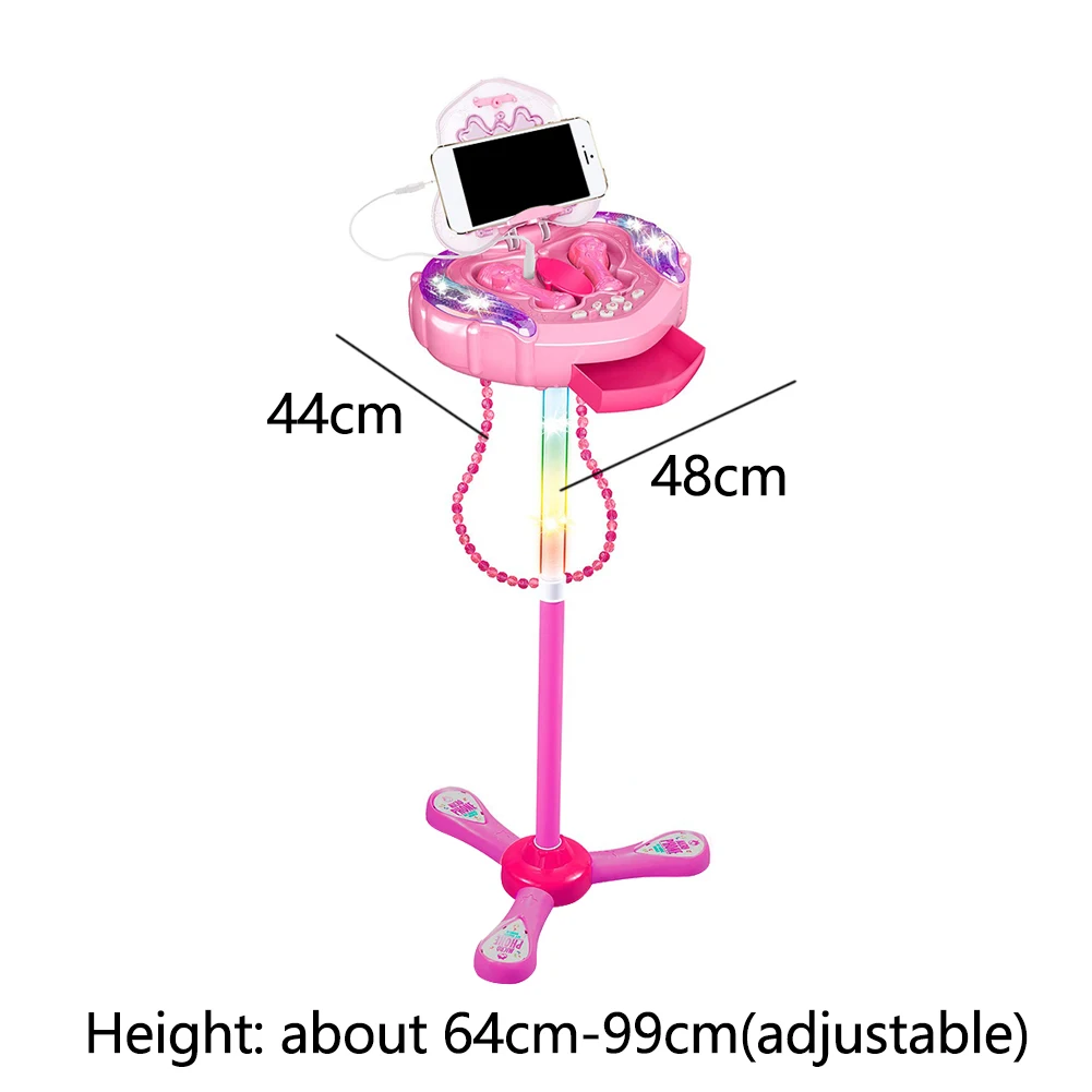 Светильник с электронным домашним проводным караоке игрушкой забавная