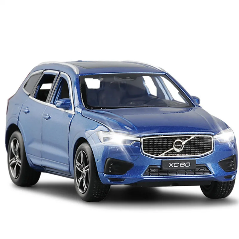 

2019 New Model 1/32 XC60 Simulated Off-road Vehicle Model 6 Open Doors, Sound and Light Echo Function Toy Car kids Collection