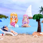 Мини искусственный солнцезащитный козырек, Пляжное парусное дерево, Русалка, микродержатель, кукольный домик, украшение сделай сам, аксессуары для домашнего декора