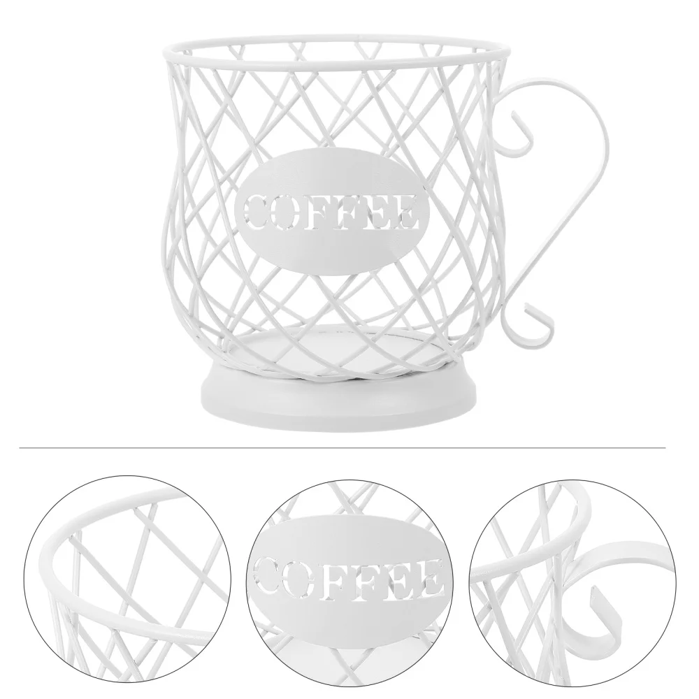 

Coffee Pod Holder Organizer Mug Keeper Coffee Cup Storage Basket Decoration