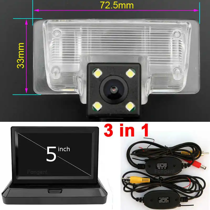 Автомобильное зеркало заднего вида для парковки обратный Камера монитор Nissan