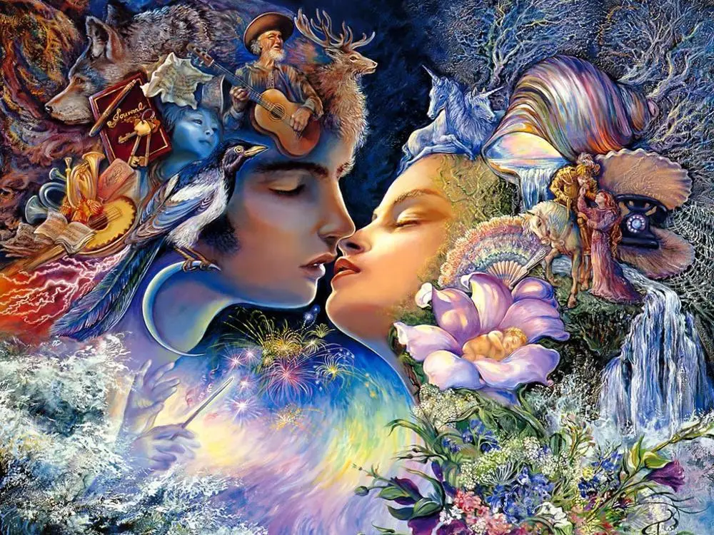 

Super hard Jigsaw Puzzles 1000 Pieces Paper Magic Castle Spirit Pet Landscape DIY Creativity Party for Puzzle Adulto Gifts