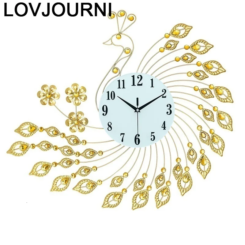 Роскошные Настенные часы для домашнего декора украшение гостиной настенные