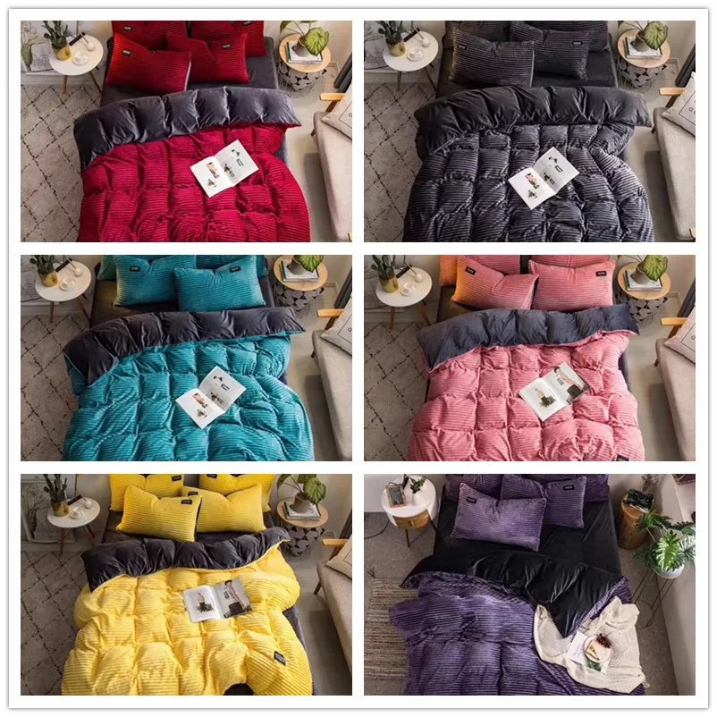 4 шт. постельные принадлежности пододеяльник простыня наволочка одеяло