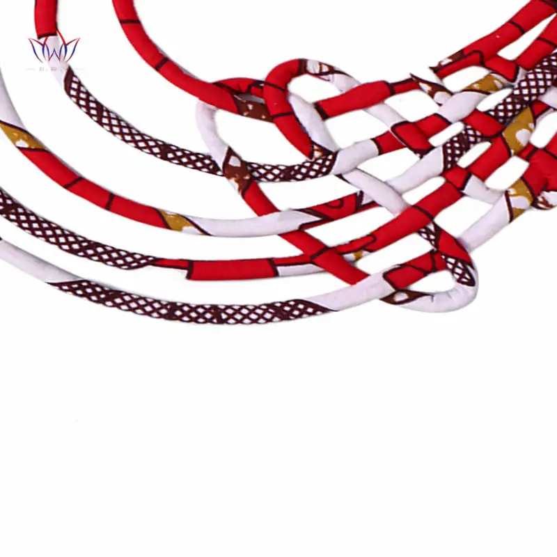 Африканское ожерелье с принтом Анкары Африканские Этнические украшения ручной