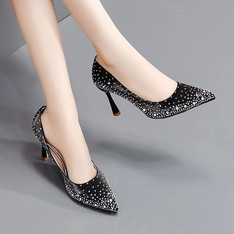 Женские модельные туфли Белые свадебные Свадебные на высоком каблуке Туфли