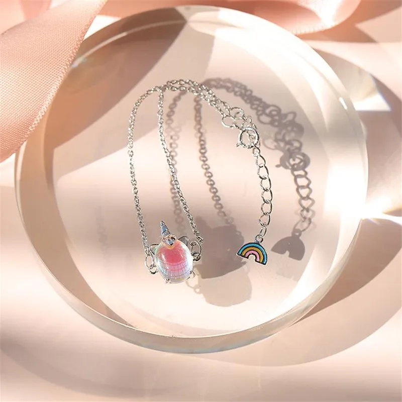 

New Fashion Style Colorful Moonstone Crystal Bracelets Women Accessories Fine Party Presents For Gril Ladies' Jewelry Hot Sell