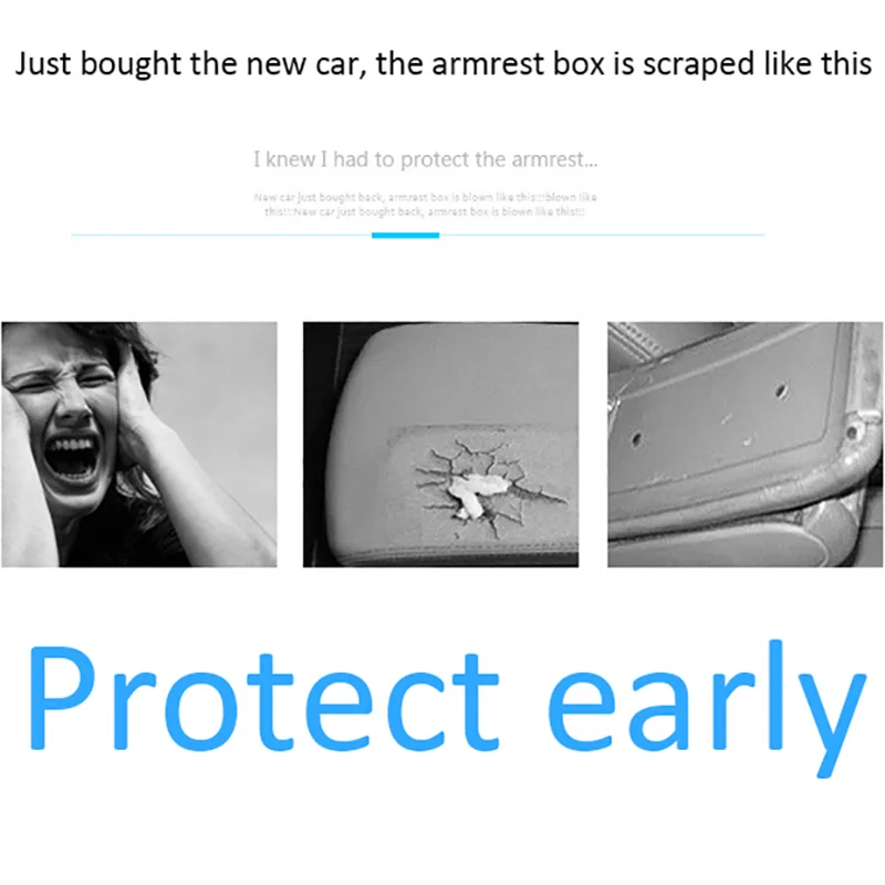 Накладка на подлокотник для автомобиля чехол с центральной консолью из