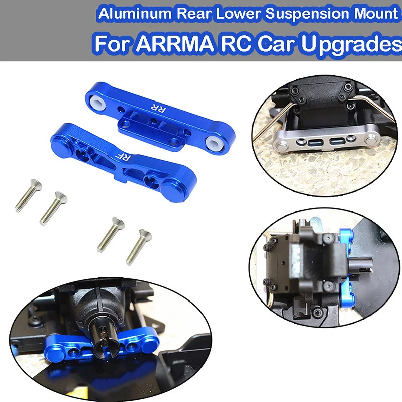 Гоночный алюминиевый задний нижний крепление подвески для Arrma Kraton/SENTON/TYPHON/TALION 6S RC