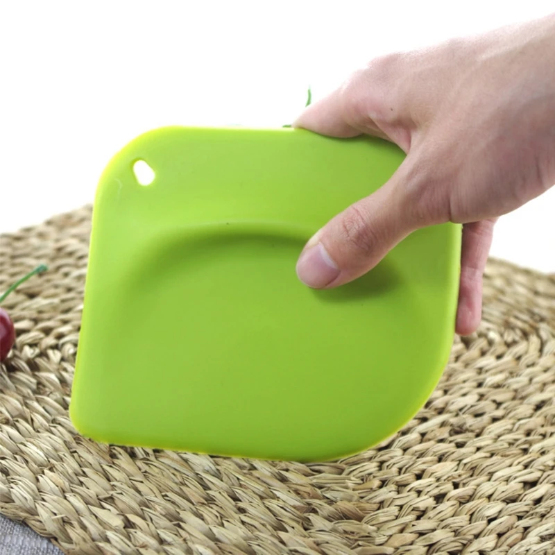 Силиконовый скребок для теста гибкий многоцелевой кухонный шпатель хлеба торта