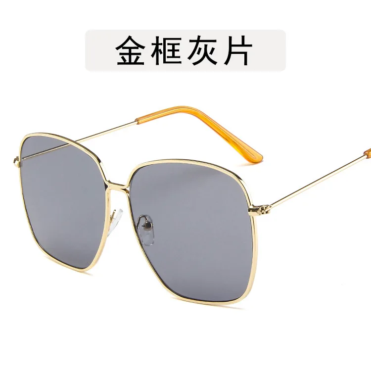 

Luxury Square Sunglasses Women Brand Designer Retro Alloy Frame Big Sun Glasses Vintage Male Oculos Feminino gafas de sol mujer