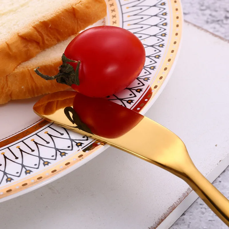 304 Нержавеющая сталь нож для масла и сыра десертное варенье разбрасыватель