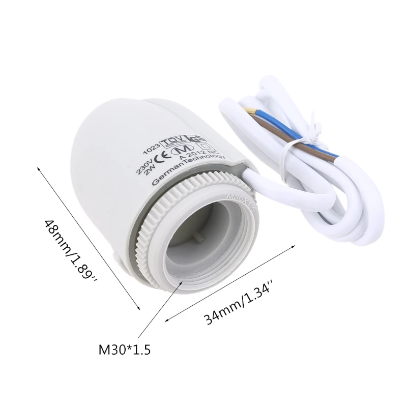 

230V normally closed Electric Thermal Actuator Floor Heating -Valve For Underfloor Heating Thermostatic -valve M30X1.5