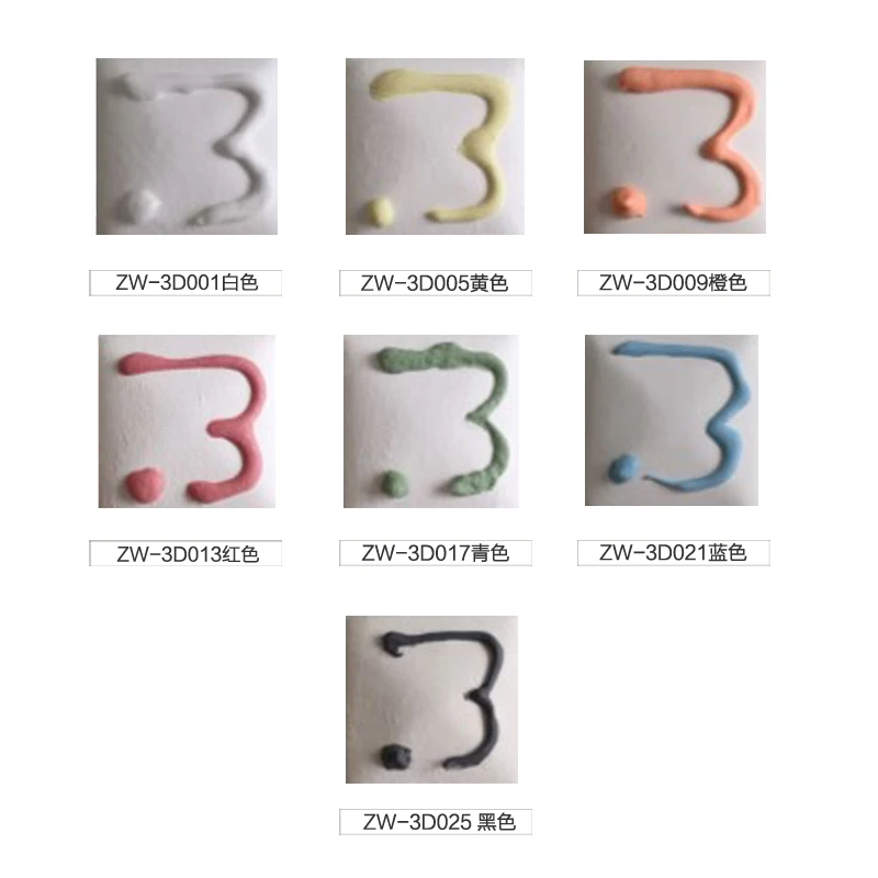 Концентрированная цветная глазурная субглазурная 3D стерео Бессвинцовая