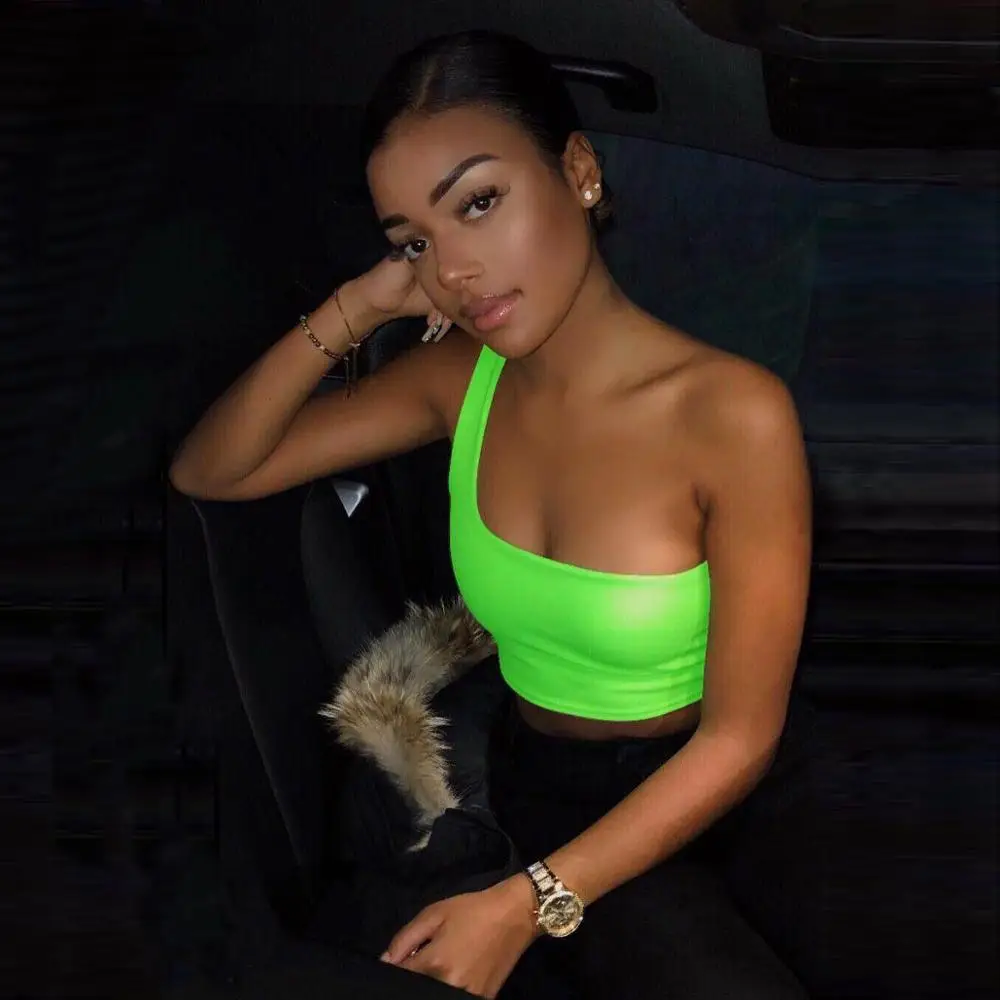 Летняя Сексуальная укороченная короткая майка с открытыми плечами в европейском