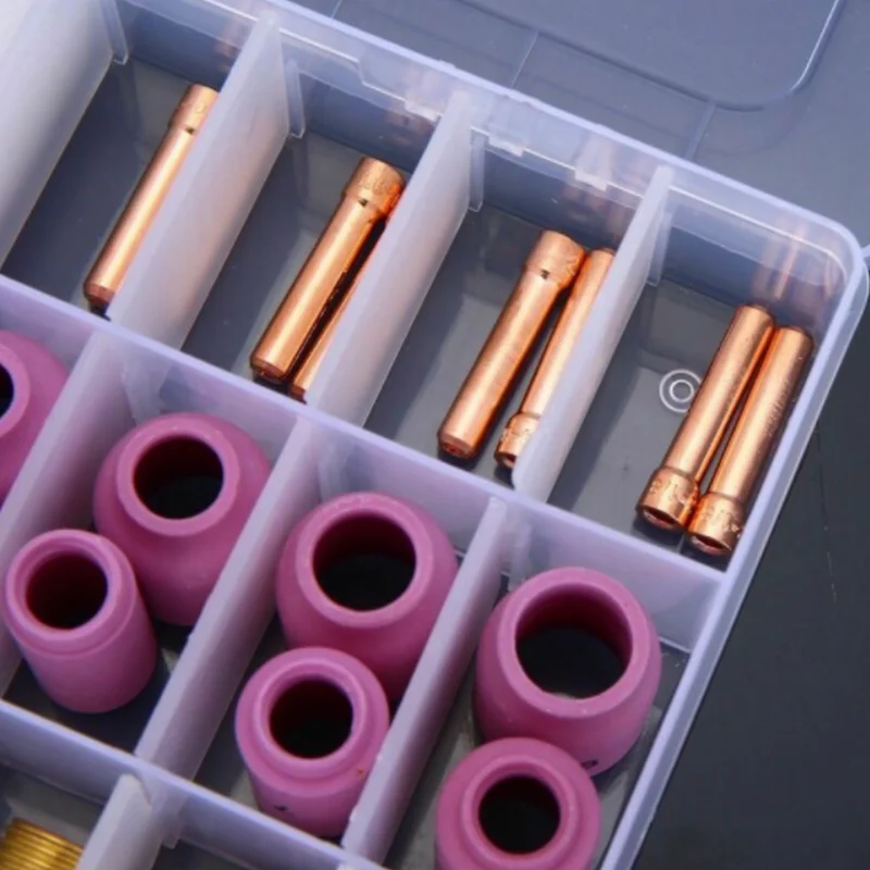 Для выведения токсинов 40 шт сварочный фонарь цанги газовое сопло объектив Pyrex