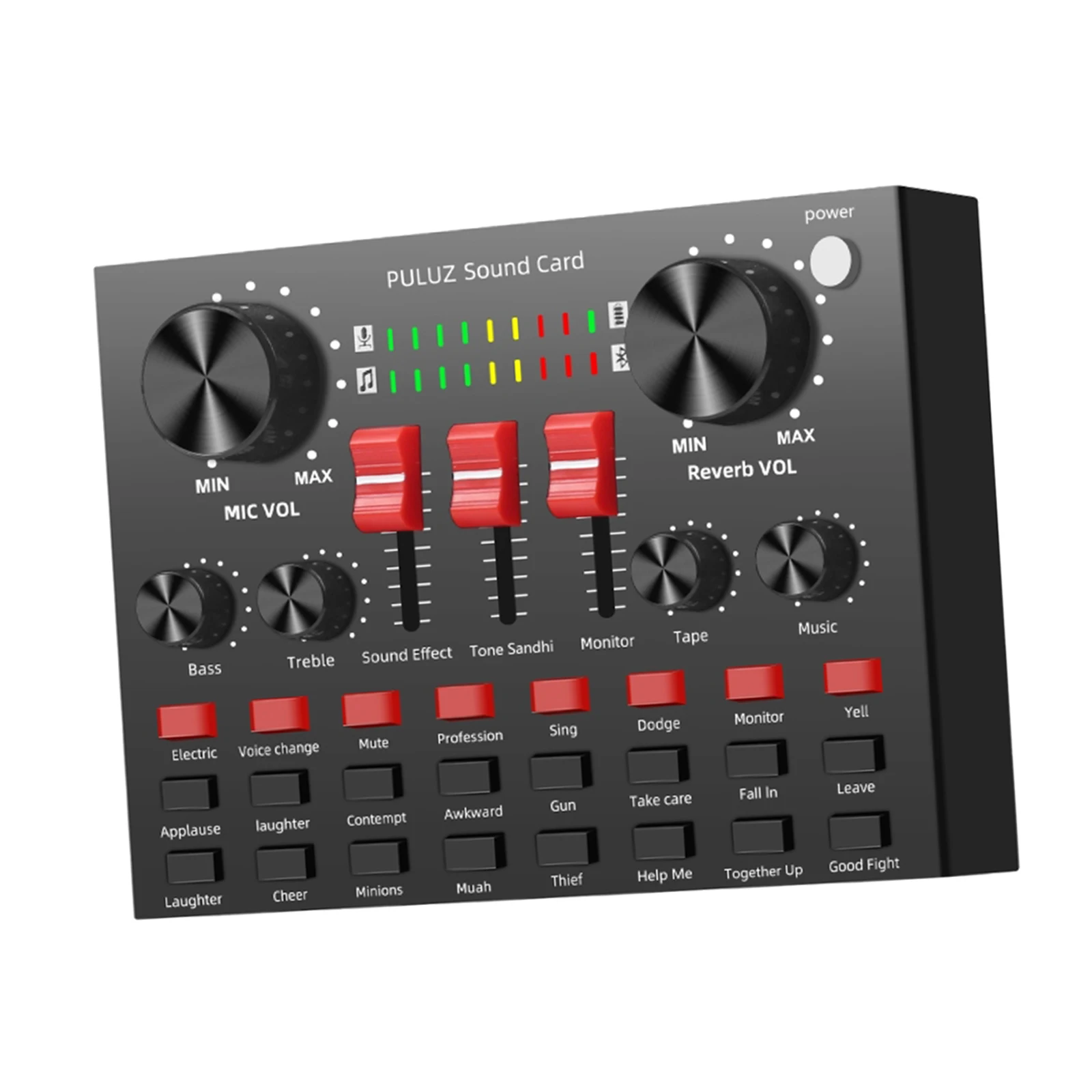 

Live Broadcasting Sound Card Audio Sound Mixer for Phone Computer Laptop PC