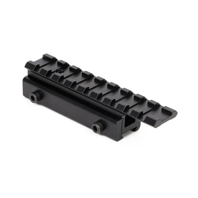 

Hot Selling 11mm To 20mm Extension and Heightening Rail 10cm Hollow Rear Extension Converter Water Bomb Toy Sight Clip