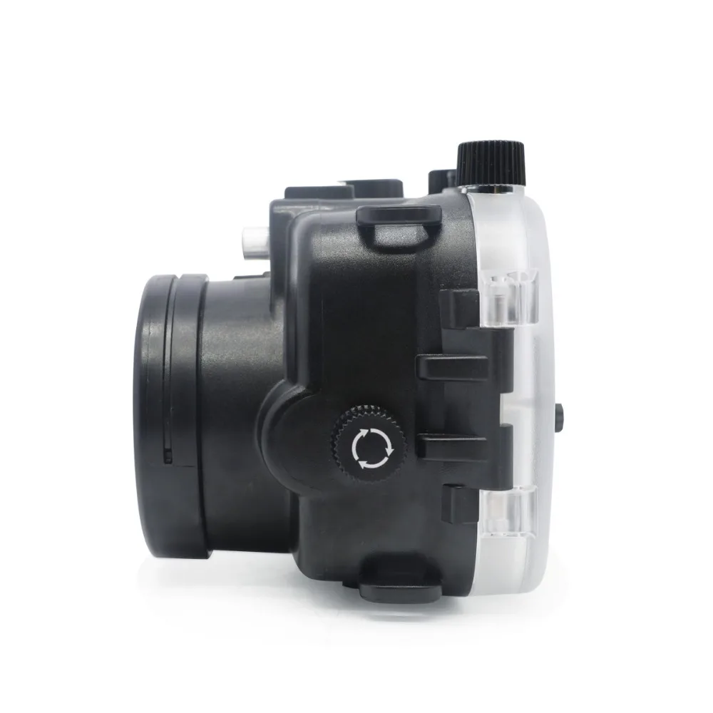 売る 水中40メートルの写真撮影水中カメラキヤノンのpowershot G5Xカメラ防水ハウジングスキューバダイビングsumergibleバッグ