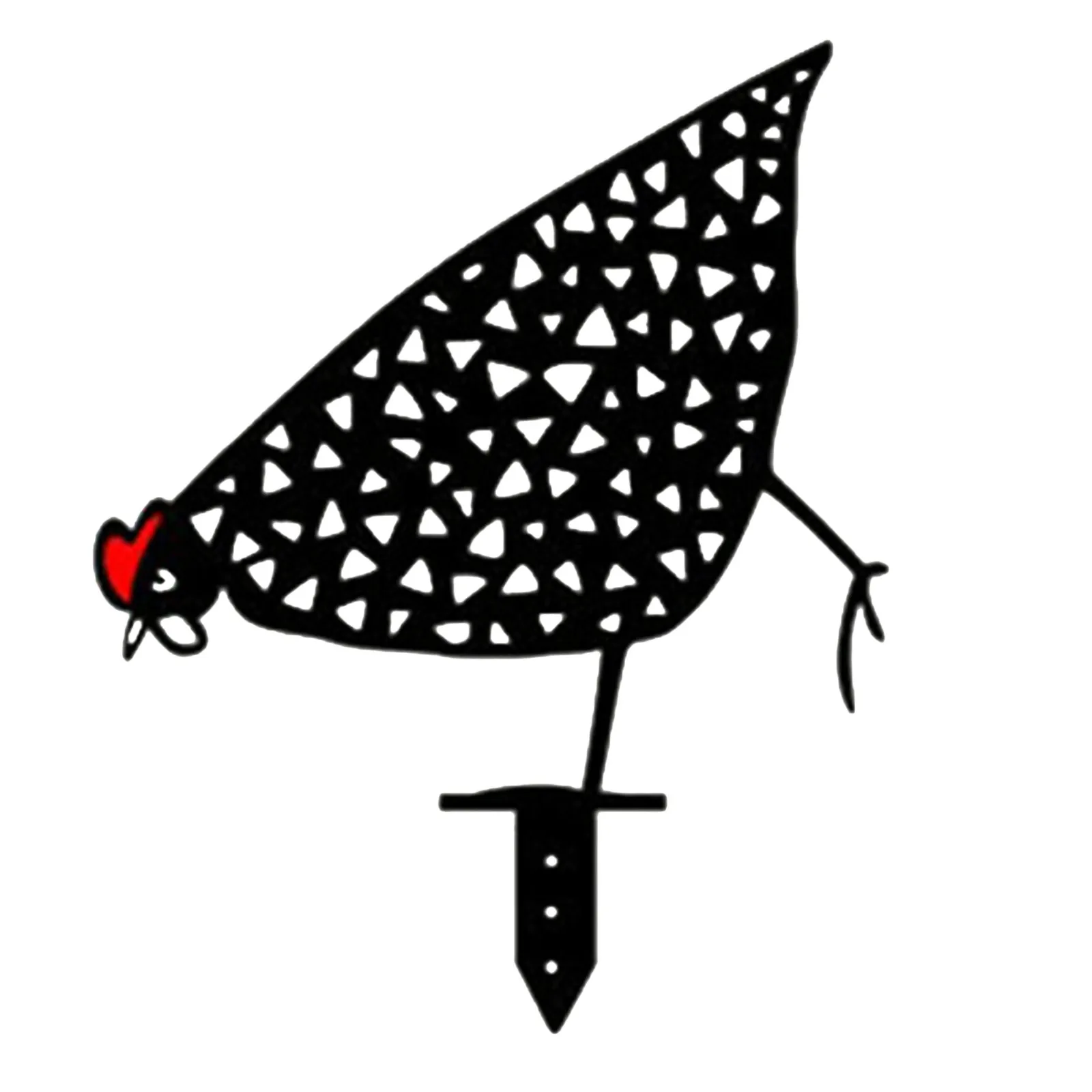 

Chicken Yard Art Outdoor Garden Backyard Lawn Gardening ornaments Metal Hen Yard Decor decoration