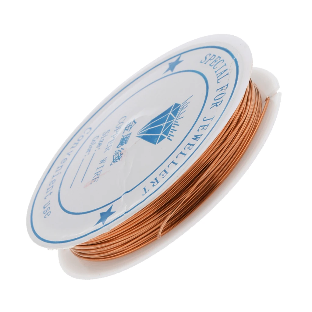 Медная проволока для изготовления бижутерии поставка ремесло DIY серьги браслеты