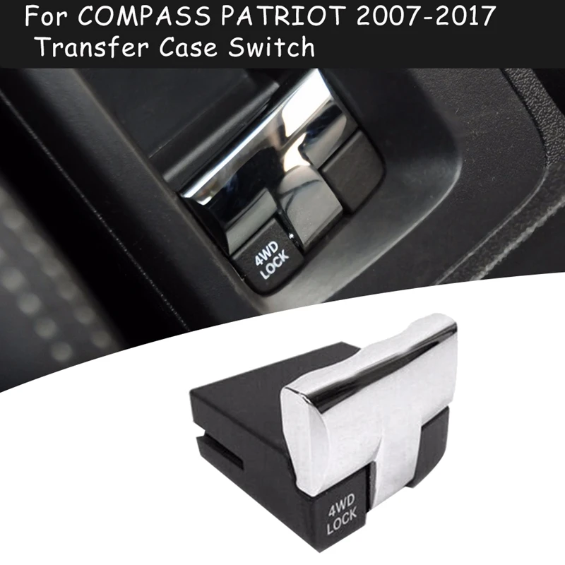 Para JEEP COMPASS PATRIOT 2007-2017 interruptor de caja de transferencia 4WD bloqueo modo de conducción perilla 5107932AA
