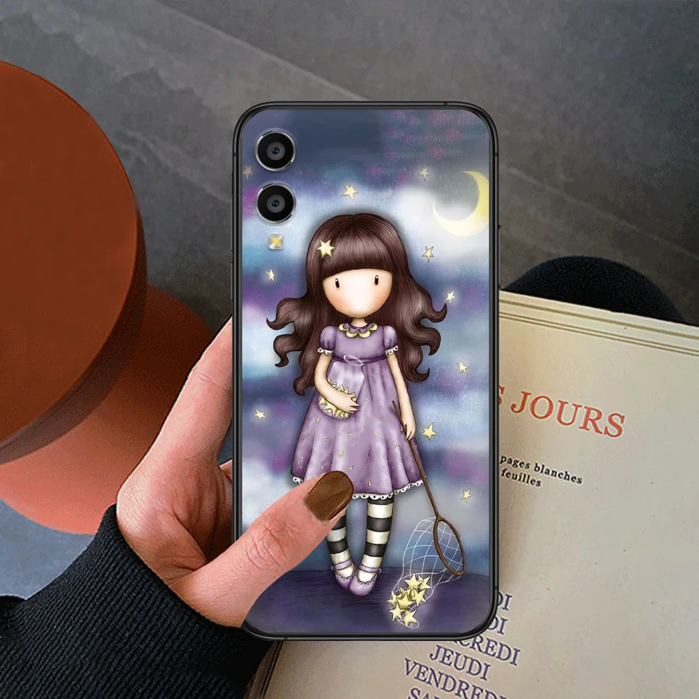

Cartoon Santoro Gorjuss Phone Case For Huawei Honor 6A 7A 7C 8 8A 8X 9 9X 10 10i 20 Lite Pro Play Black Back Tpu Waterproof Soft