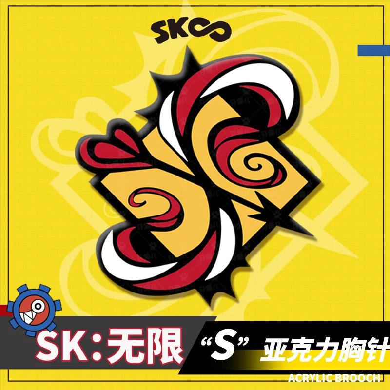 

Аниме игры SK8 бесконечности SK восемь акриловый значок креативный сувенир Кнопка брошь коллекция булавок костюм сувенир подарки на новый