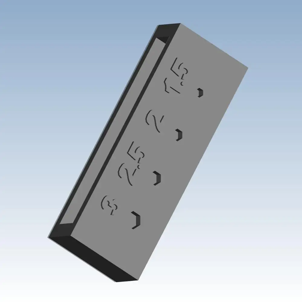 

Hexagonal wrench holder Custom order highqualityhighprecision digital models 3D printing service Classic objects ST2187