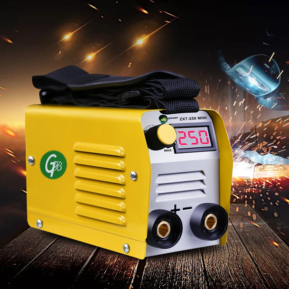 

20-250A Mini Current Adjustable Portable Household Electric Welding Machine IGBT Digital Soldering Equipment with DisplayZX7-250
