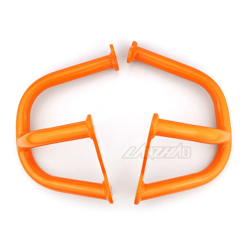 Защитная трубка на бампер для мотоцикла оранжевая черная белая KTM DUKE 390 2013 2014 2015 2016