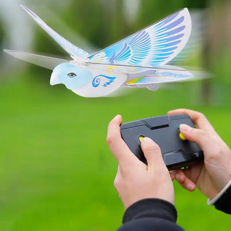 

Flying Birds Electronic Mini RC Drone Toys Helicopter 360 Degree Flying RC Bird Toy 2.4 GHz Remote Control E-Bird