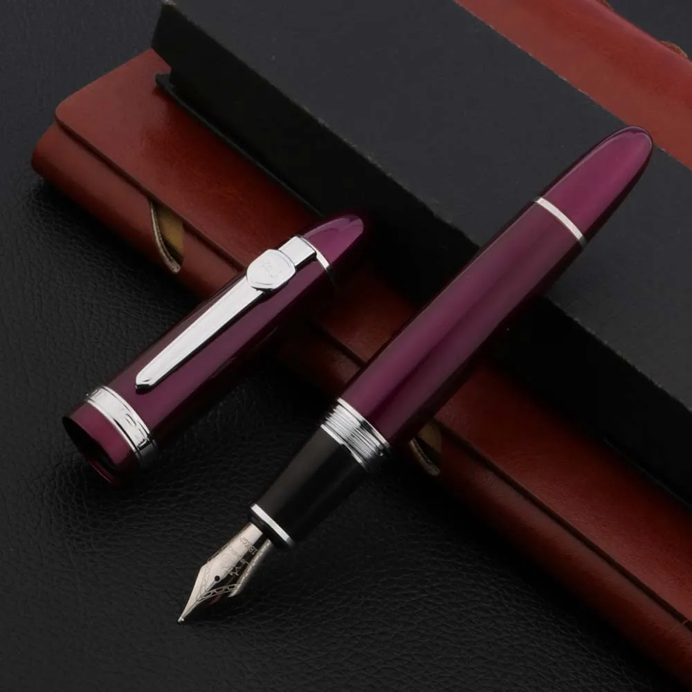 

Перьевая ручка Jinhao 159 фиолетово-серебристая